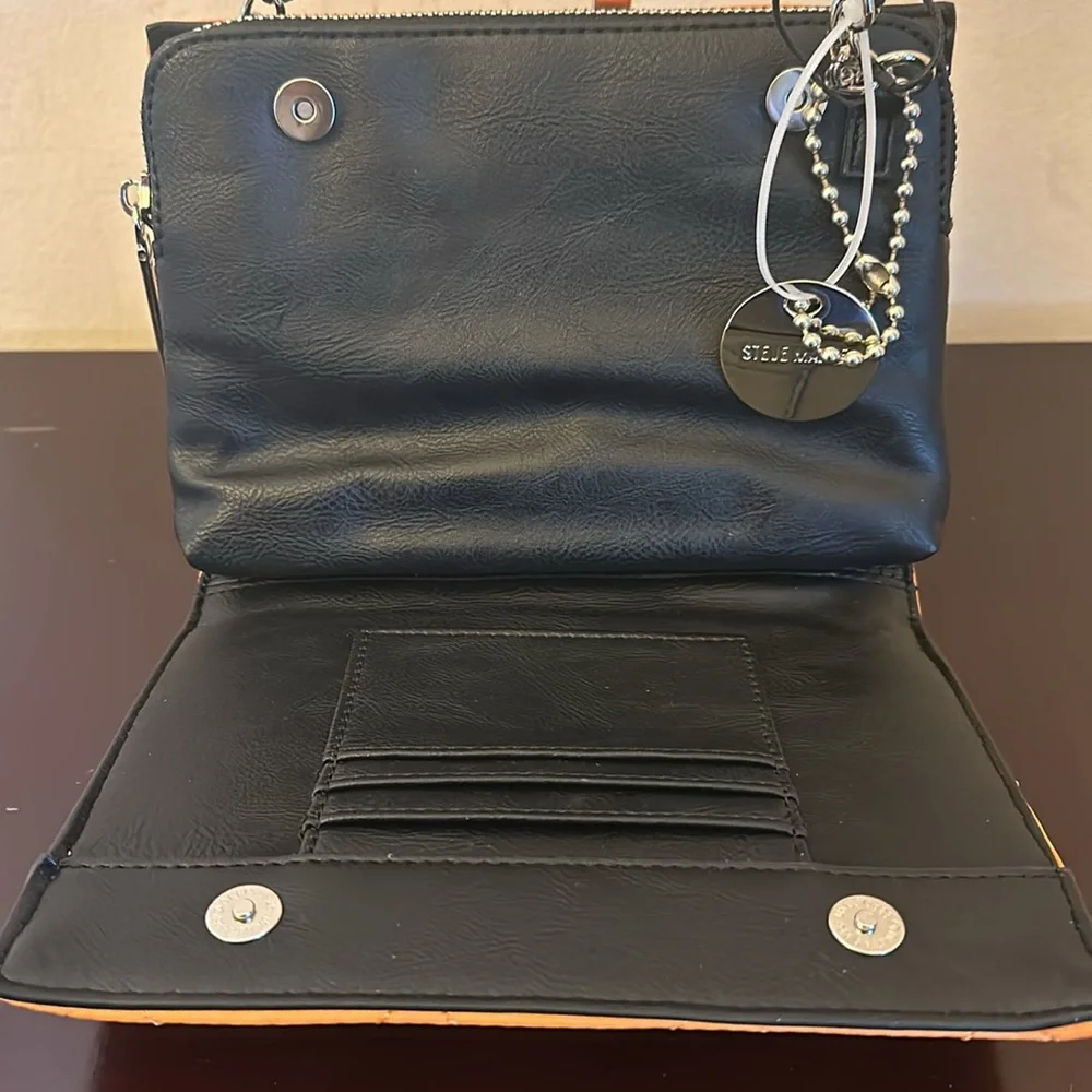 Steve Madden  bright orange crossbody bag with silver hardware. BNWOTS! - Picture 6 of 11